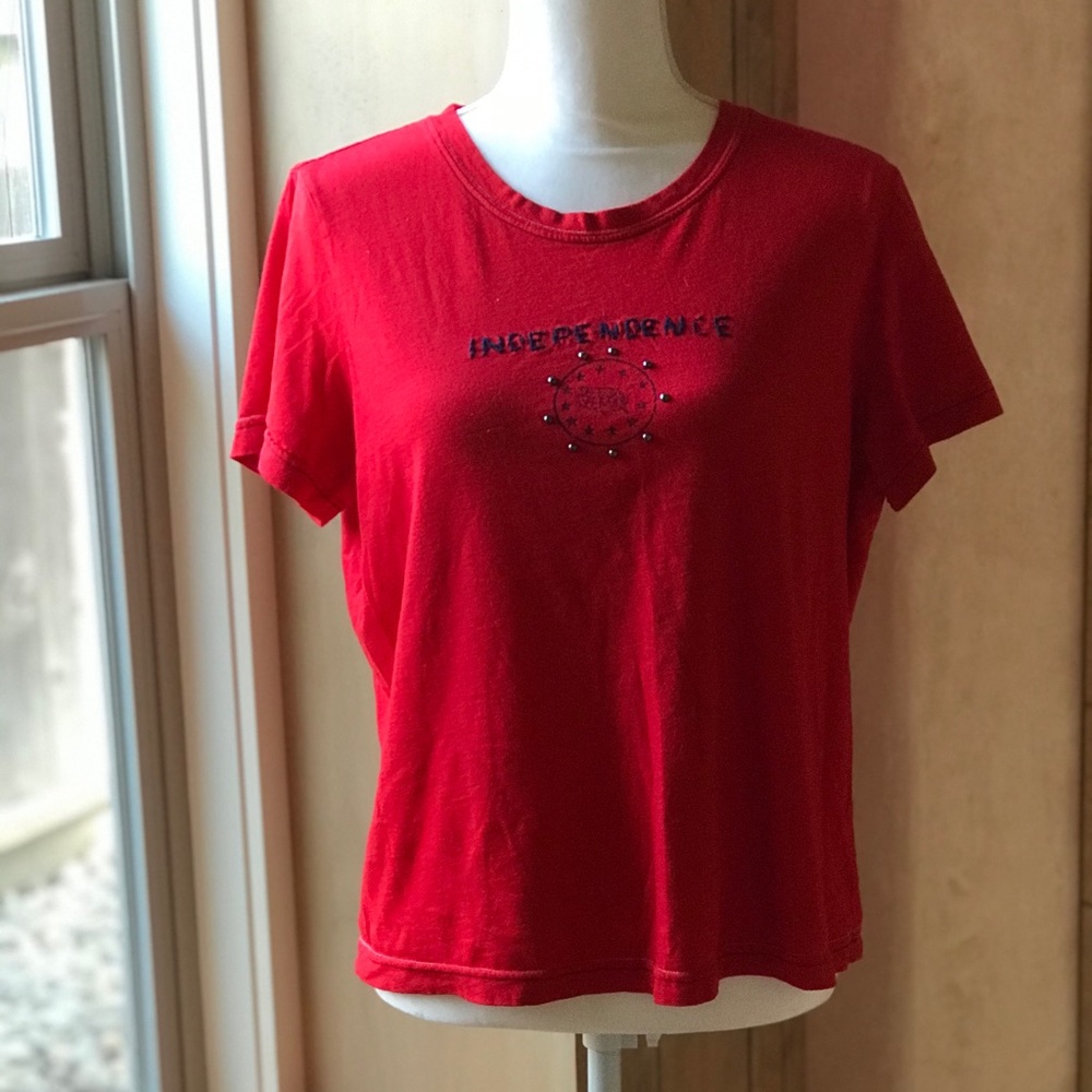 Hot Cotton L T-shirt Independence.  ❤️💫